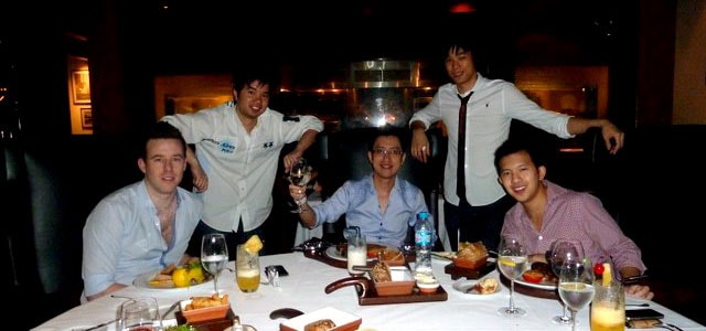 AE Team Dinner Take friends to dinner.