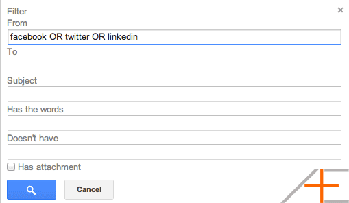 notifications filter notifications filter