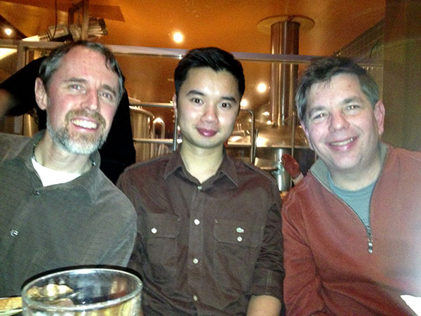 Tim Stringer, myself and David Sparks Tim Stringer, myself and David Sparks